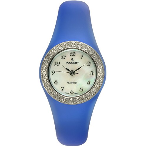 Peugeot cristal bisel azul acr lico brazalete reloj