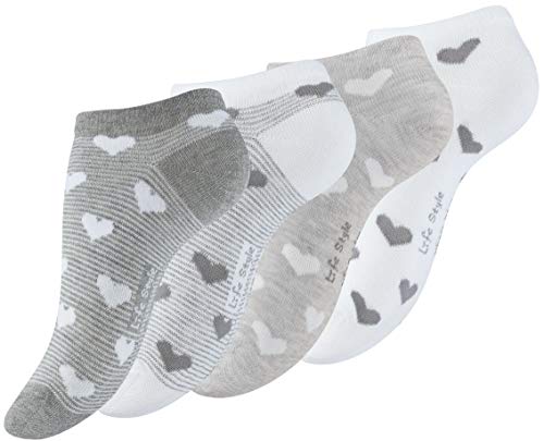 8 pares de calcetines para mujer de algodón (35-38, mezcla de colores 2)