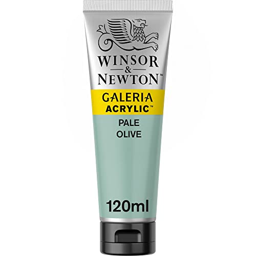 Winsor & Newton - Pintura Acrílica , 120 ml, Verde (Pale Olive)