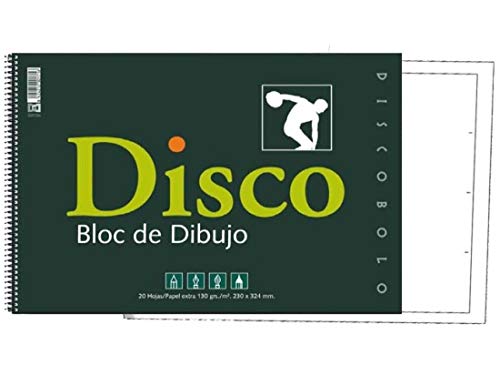 Starplast 144331 Bloc de Dibujo A4, 20 Hojas con Recuadro para Bocetos, Pintar, Hojas Blancas