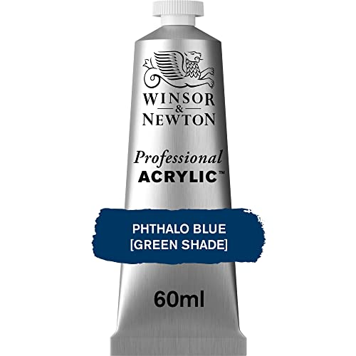 Winsor & Newton - Tubo de acuarela 60 ml, Azul Ftalo (Matiz Verde)