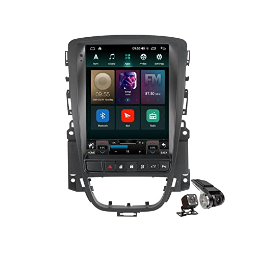 YDLX Android 11.0 Coche Estéreo 2 DIN Radio para Opel Vauxhall Astra J 2009-2015 GPS Sat Nav 10.4'' Pantalla Táctil Vídeo Multimedia Reproductor FM BT Receptor con 4G WiFi SWC Carplay,VXR,TS7