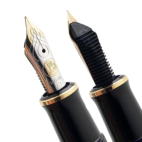 Pelikan Plumín de repuesto 14 Kt. 585 oro, bicolor, rodiado, plumín: EF, M600