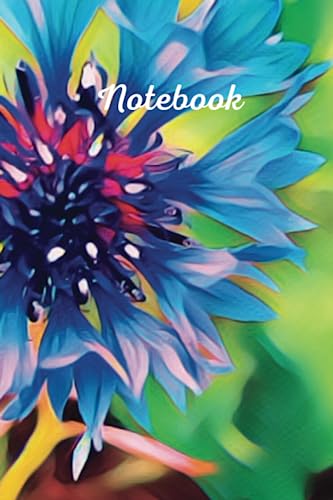Cornflower notebook - 6 x 9 Inch - 150 pages lined