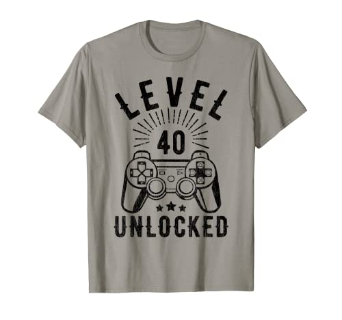Regalo del 40º cumpleaños de Funny Video Gamer Camiseta