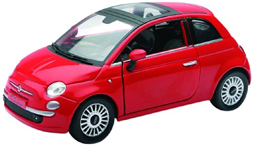 New Ray 71016 - Fiat 500, Escala 1:24, Fundido a presión, Rojo