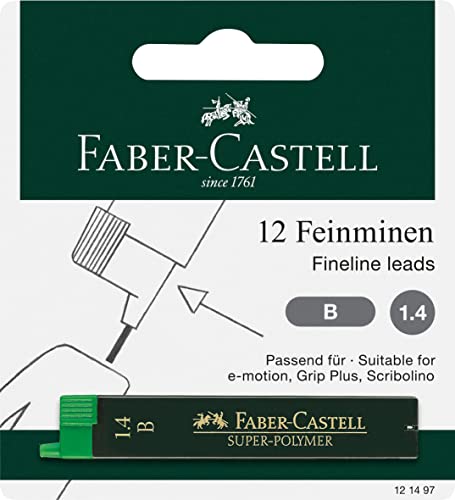 Faber-Castell - Minas para portaminas 1,4 mm (2 unidades)