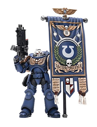 MERCHANDISING LICENCE JOYTOY 1/18 - Martillo de Guerra (40 K, ultramarines, héroes de la acción capter, diseño de Primaris Antiguo Posca)