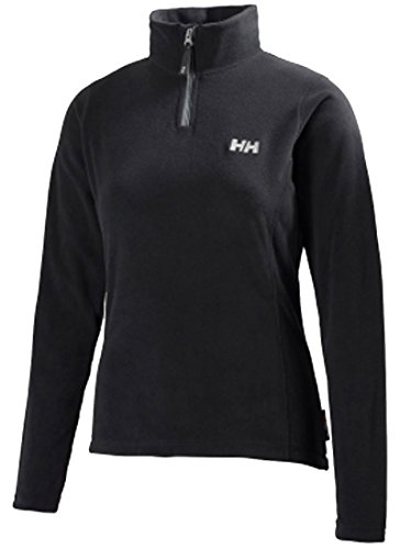 Helly Hansen Daybreaker 1/2 Zip Fleece, Mujer, Negro, M