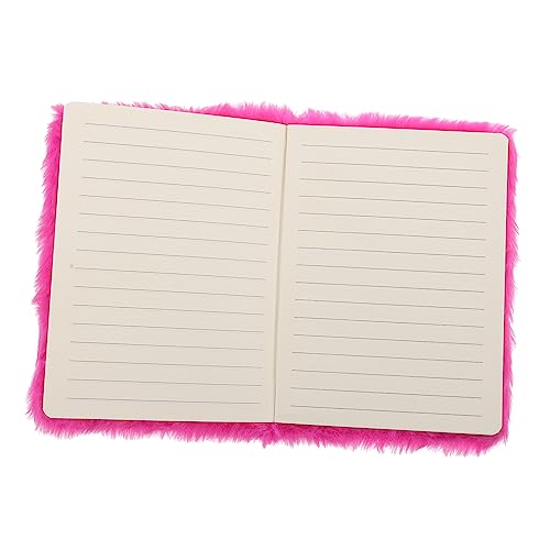 Operitacx 1 PC Cuaderno De Felpa Rosa Diario Niña Regalos Regalos Cuaderno Unicornio Cuaderno Esponjoso Escribir Cuaderno De Dibujo Manual Simple Hermoso Manuscrito Libreta Creativa