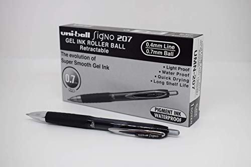 Uni-Ball 762641000 - Bolígrafos retráctiles de punta mediana