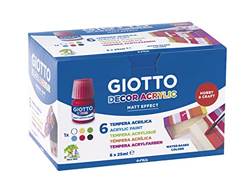 Giotto Decor Acrylic 25 Ml. Estuche 6 Uds.