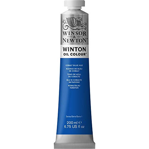 Winsor & Newton Winton - Tubo de Pintura al Óleo, 200 ML, Azul (Azul Cobalto)