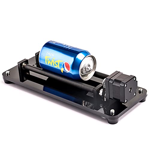 Módulo de grabado de rodillo giratorio del eje Y del grabador láser para grabado láser corte de latas de objetos cilíndricos
