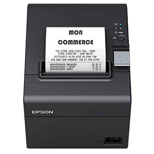 Epson Impresora TM - T20III Ethernet Tickets USB 250mm/seg, Negro Brillante, C31CH51012