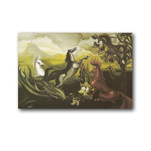 Póster de Leonora Carrington para pared, póster de pintura en lienzo, obras de arte, decoración de habitación, 40 x 60 cm