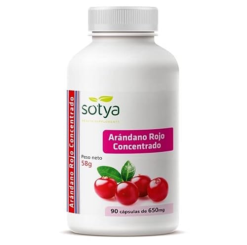 Sotya Arándano Rojo Concentrado 90 Cápsulas 650 mg