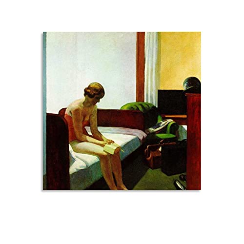 Póster de Edward Hopper con diseño de pintor americano de Edward Hopper para habitación de hotel, póster de 50 x 50 cm