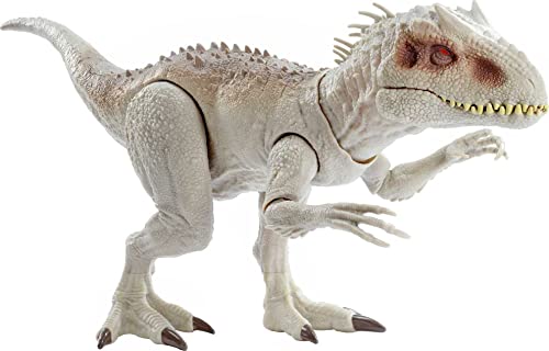 Jurassic World - Dino Rivals Indominus Rex, dinosaurio de juguete para niños +4 años (Mattel GCT95), Embalaje estándar