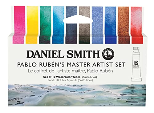 Daniel Smith 10 x 5 ml Pablo Rubens Master Artist Set, Azul, 5 ml (Paquete de 10), 50