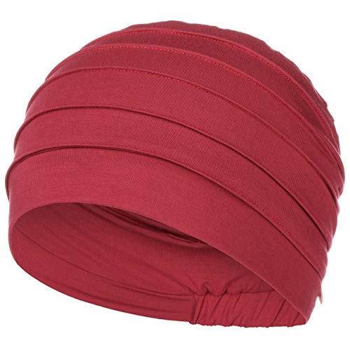Christine Headwear Soft Bamboo Yoga Turban, Rojo Turbante, Rot, Talla única para Mujer