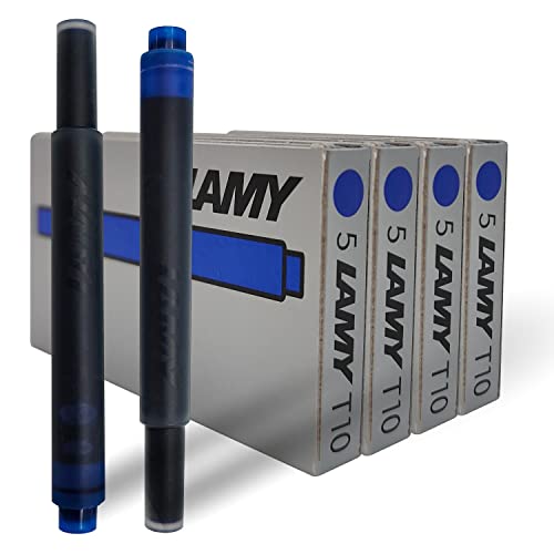 Pack de 20 Cartuchos de Tinta Lamy T10 Azul para Pluma Estilográfica