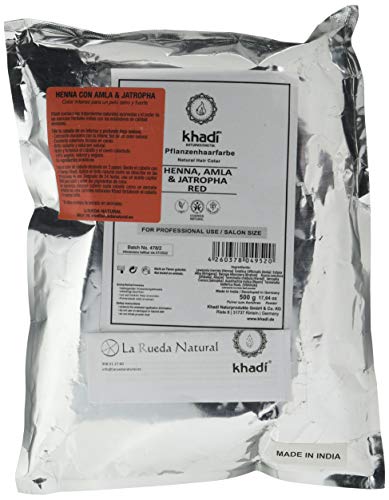 HENNA NATURAL AMLA JATROPHA KHADI GRANEL 500 G