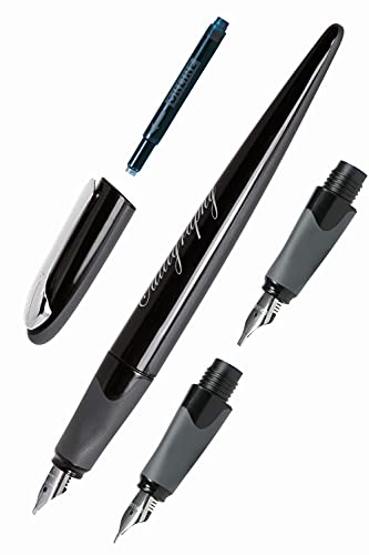 Online Schreibgeräte 10010 - Pluma de caligrafía, color negro