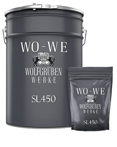 WO-WE Pintura de Resina Epoxi para Piscinas - Revestimiento Duradero para Cemento y Baldosas SL450 Azul ultramar- 10Kg