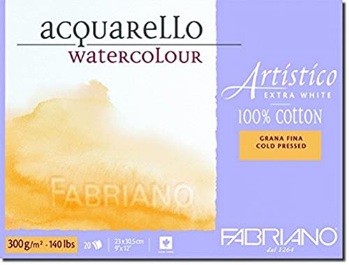 Acuarela Fabriano Artis tico 20 Bl 23 x 30,5 cm 300gr