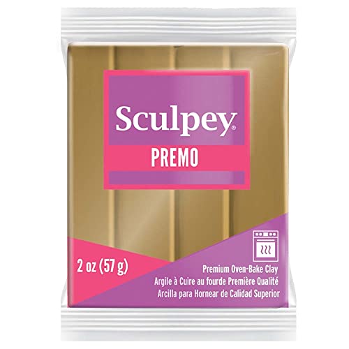 Premo Sculpey ISCPE025517 - Compuesto de Modelado para Escultura, Color Dorado
