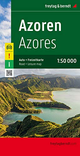 Azores, mapa de carreteras. Escala 1:50.000. Freytag & Berndt.: Toeristische wegenkaart 1:50 000: AK 9304 (Auto karte)