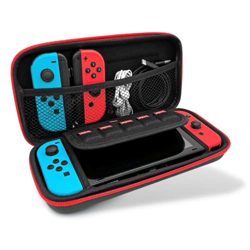 BELERO IMPORTACIONES Funda de Nintendo Switch Protector para Transporte Maletin para Consolas Nintendo Switch OLED Original, Bolsa de Viaje para Guardar Mandos y Accesorios Nintendo Switch