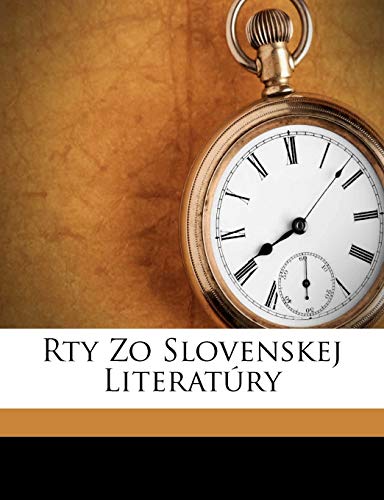 Rty Zo Slovenskej Literatúry