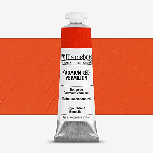 Williamsburg Handmade Oil Color 37ml Cadmium Red Vermillion by Williamsburg