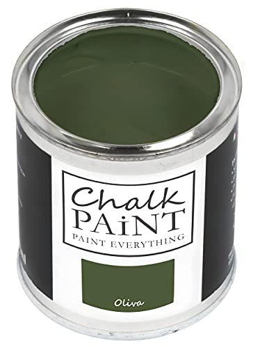 Chalk Paint Everything® – Pintura tiza Oliva vuelva a dar color fácilmente todo tipo de material sin lijar (750 ml)