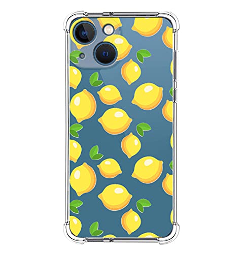 Tumundosmartphone Funda Silicona Antigolpes Compatible con iPhone 13 Mini (5.4) diseño Limones Dibujos