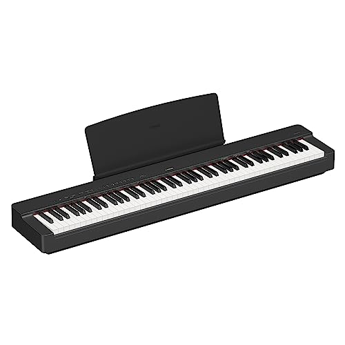 Yamaha P-125 - Piano digital portátil esbelto, dinámico y potente, combinado con la tecnología más vanguardista, color blanco