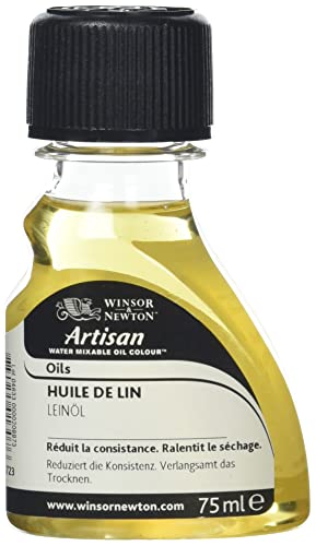 Winsor & Newton Artisan Aceite de linaza wassermischbar, Claro, 75 ml