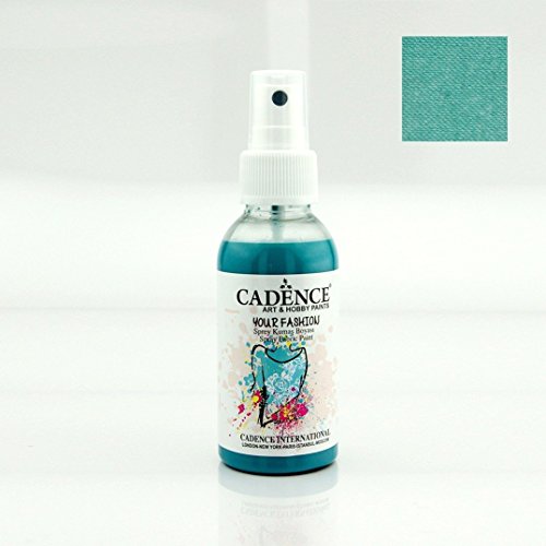 Cadence Pintura al Agua Textil en Spray Turquesa Ref. 1115