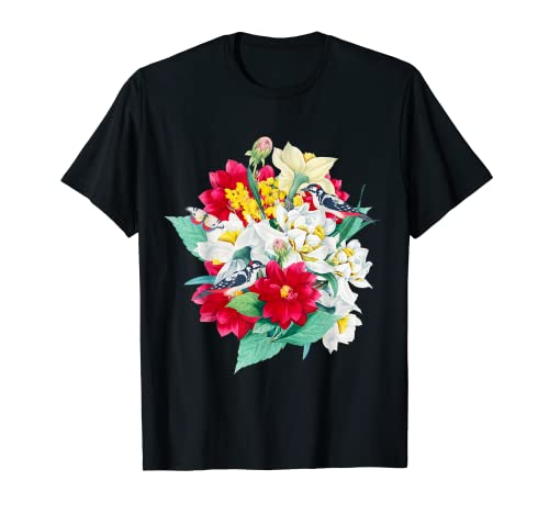 Collage de arte de flores Camiseta