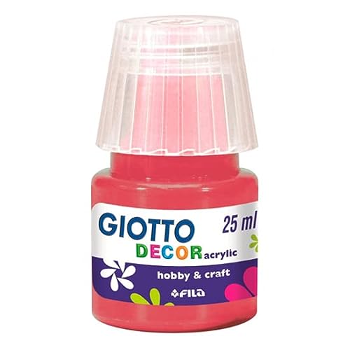 Giotto 6un Guache Liquido Decor Acrilico 25ml Vermelhao/Es (8000825538186)