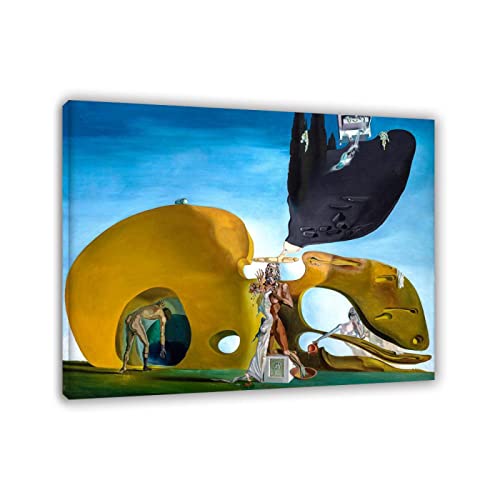 Salvador Dali poster. Reproducciones cuadros famosos en lienzo. Surrealismo Pósters e impresiones artísticas' Nacimiento de los Deseos Líquidos'. Cuadros decorativo 81x97cm(31.9x38.2