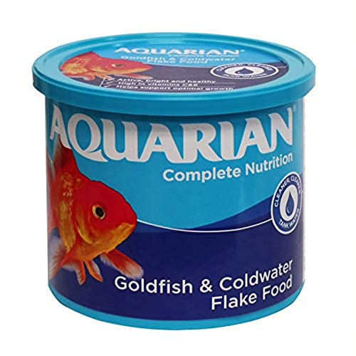 Aquarian Complete Nutrition - Comida para Peces de Acuario en Escamas, Especial para Doradas y Peces de Agua fría