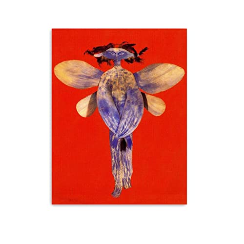 THREMA Surrealism Wall Art - Remedios Varo - Reproducción de pintura famosa sobre lienzo, póster e impresiones de libélula, lienzo para decoración del hogar, 30 x 40 cm, sin marco