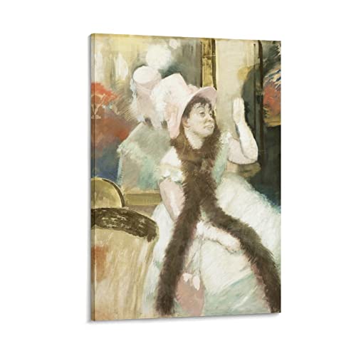 ABABC Pinturas clásicas de Edgar Degas (12) póster de arte de pared, lienzo de pergamino, cuadro de pintura de sala de estar, decoración del hogar, 50 x 75 cm