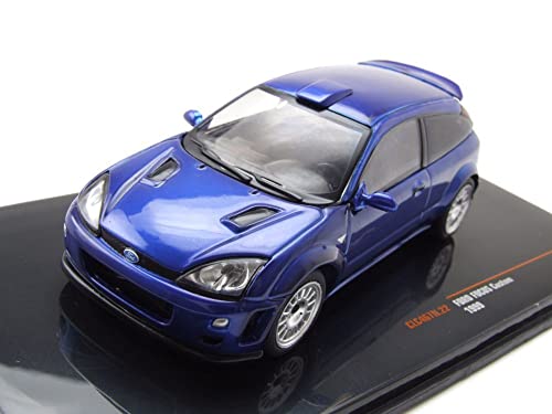 Ixo Compatible con Ford Focus RS 1999 azul metalizado modelo de coche 1:43