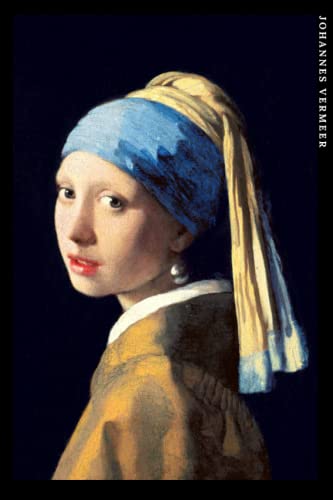 Johannes Vermeer: La joven de la perla. Cuaderno de notas. Design artístico y elegante.