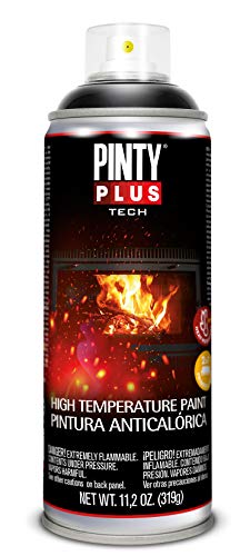 Pintyplus tech M123017 - Pintura spray anticalor 520cc negro