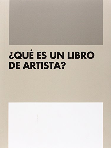 ¿Qué Es Un Libro De Artista? (FONDO)